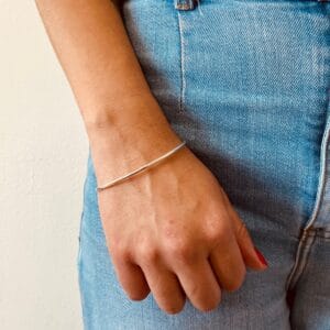 Bracelete Fio Redondo 2 mm Com Extensor