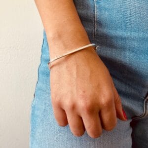 Bracelete Fio Quadrado Liso 3 mm