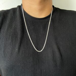 Corrente Masculina Piastrine 2,7 mm