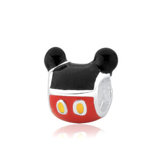 Berloque Separador Mickey em Prata 925