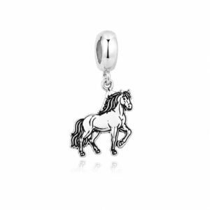 Berloque Pingente Cavalo em Prata 925