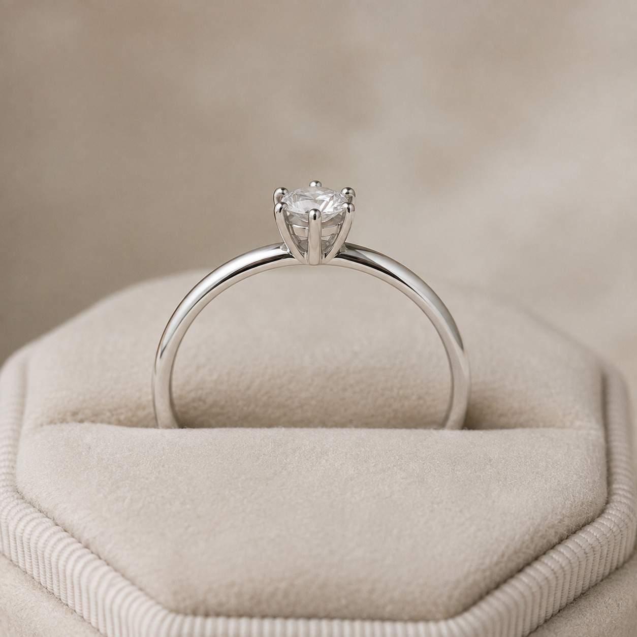Anel Solitário com Zircônia em Prata 925 – 3 mm (2)