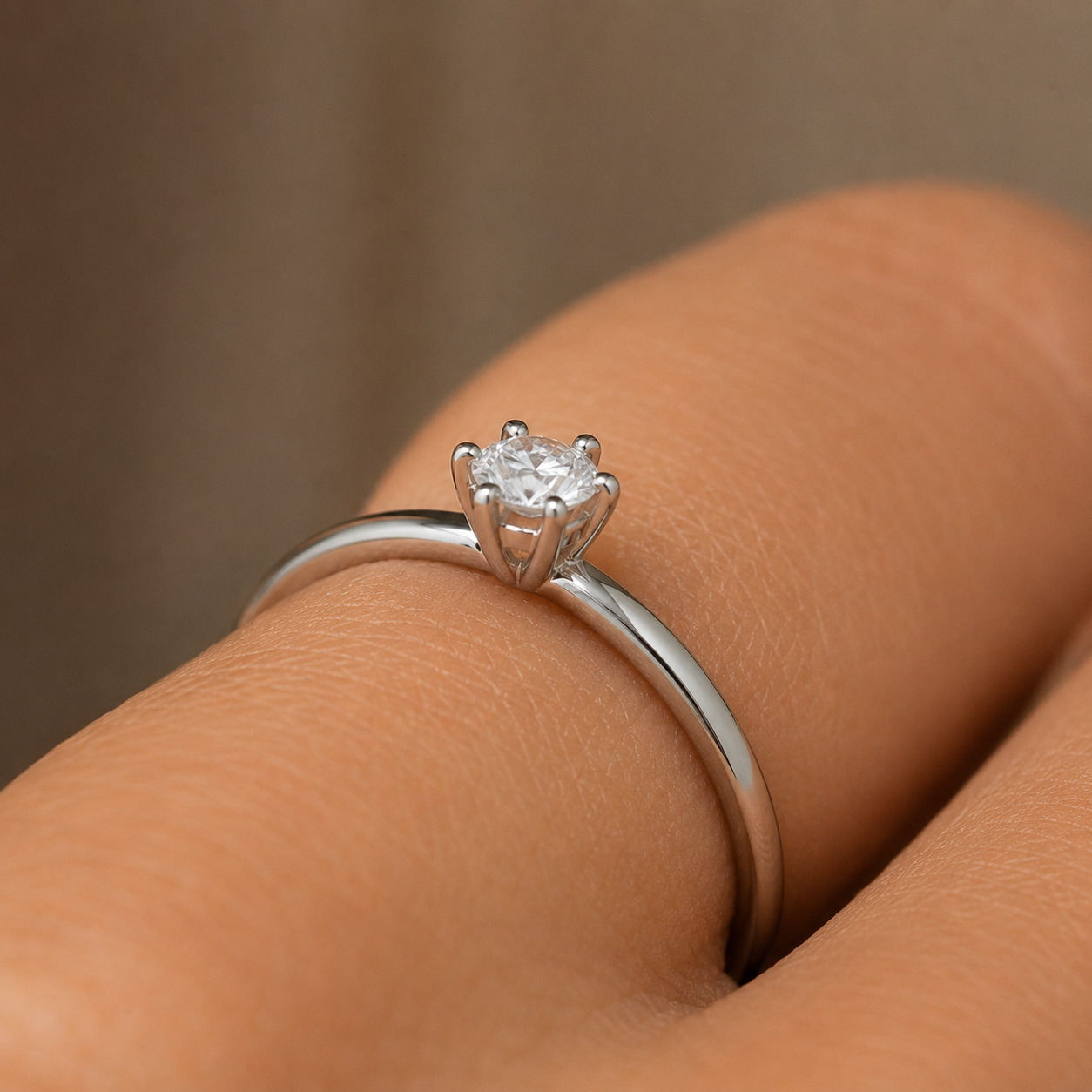 Anel Solitário com Zircônia em Prata 925 – 3 mm (3)