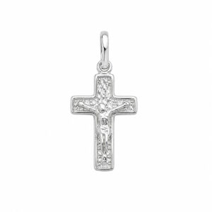 Pingente Crucifixo Jesus Cristo em Prata 925 – 18 mm x 12 mm