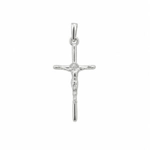 Pingente Jesus na Cruz em Prata 925 – 22 mm x 13 mm